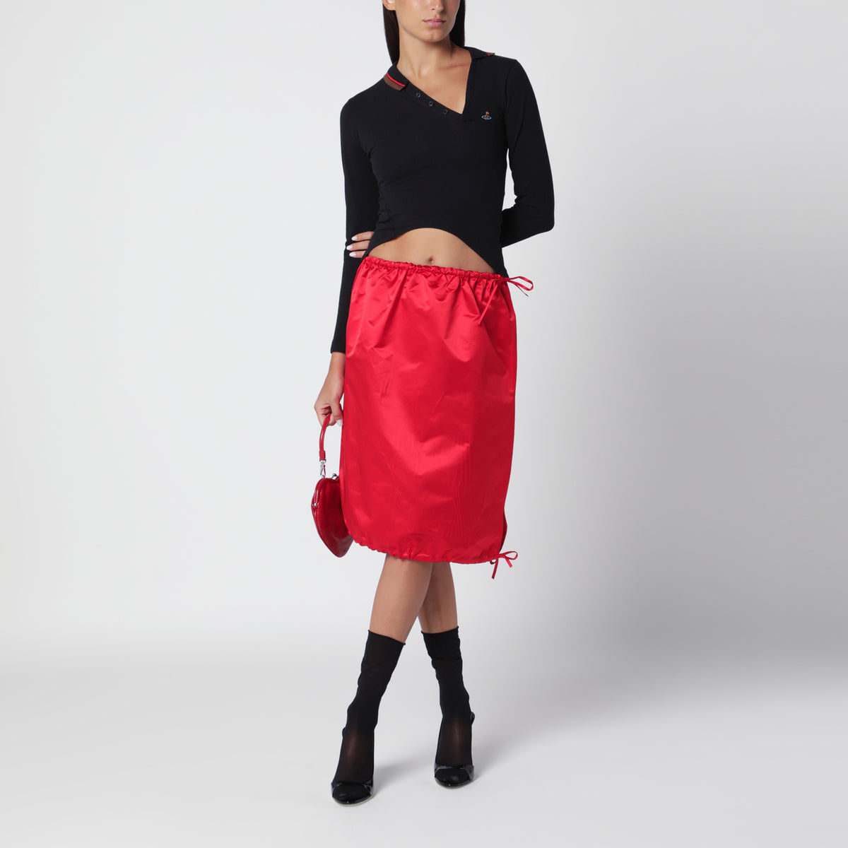 Polo Glory nera in cotone