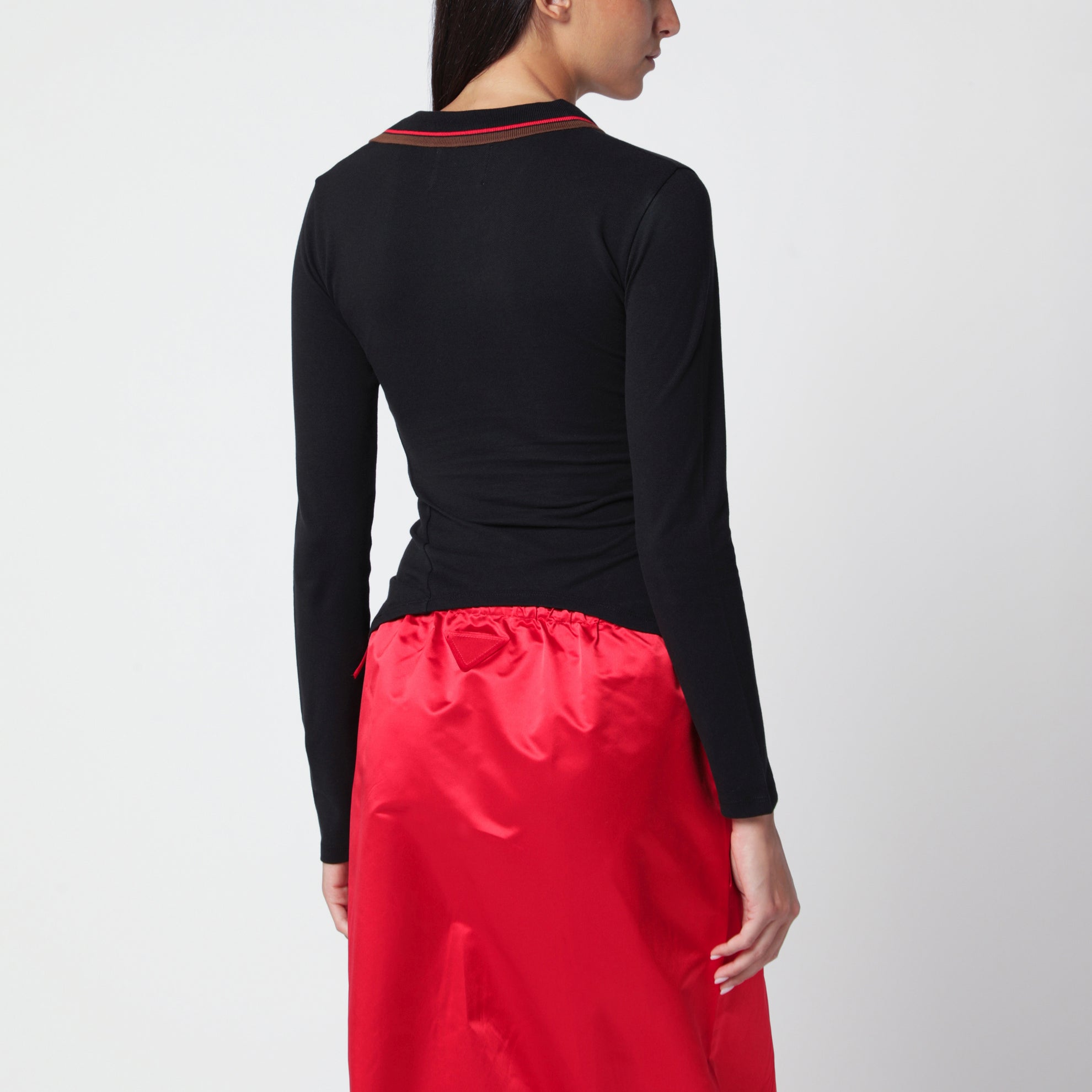 Polo Glory nera in cotone
