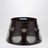 Visor brown in leather and plexiglass
