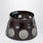 Visor brown in leather and plexiglass