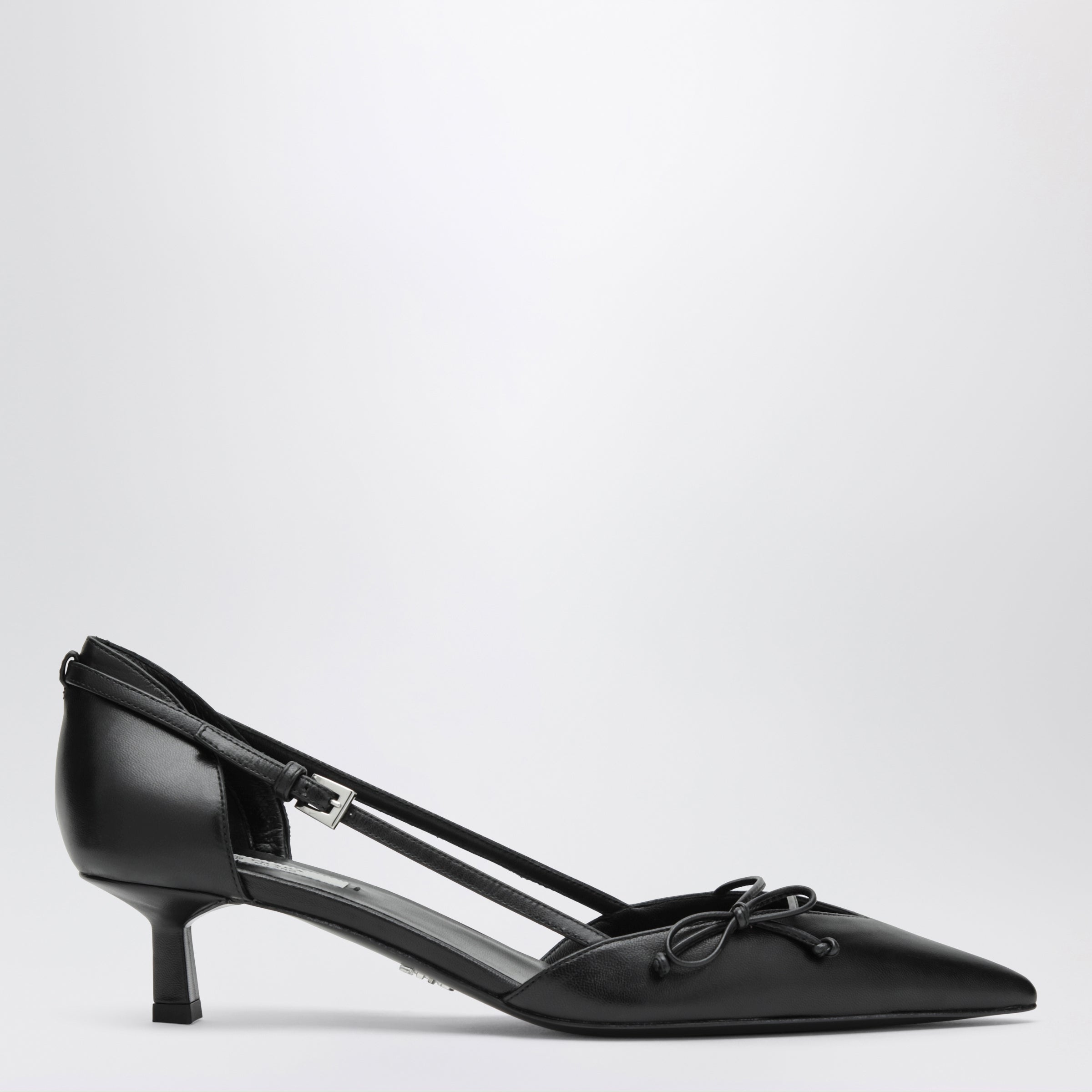 Prada Side-open leather pumps | TheDoubleF