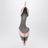 Patent leather pumps in Orchid/Steel