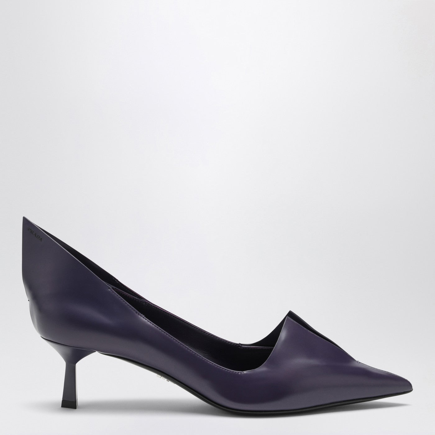 Prada Purple brushed leather décolleté | TheDoubleF