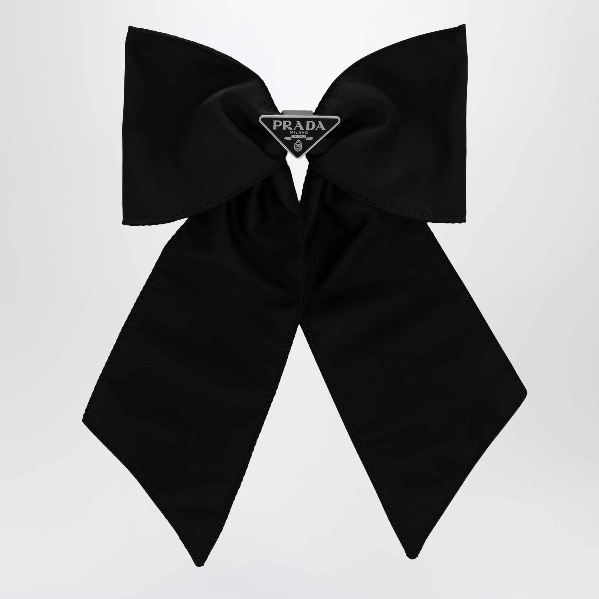 Fermaglio per capelli nero in Re-Nylon