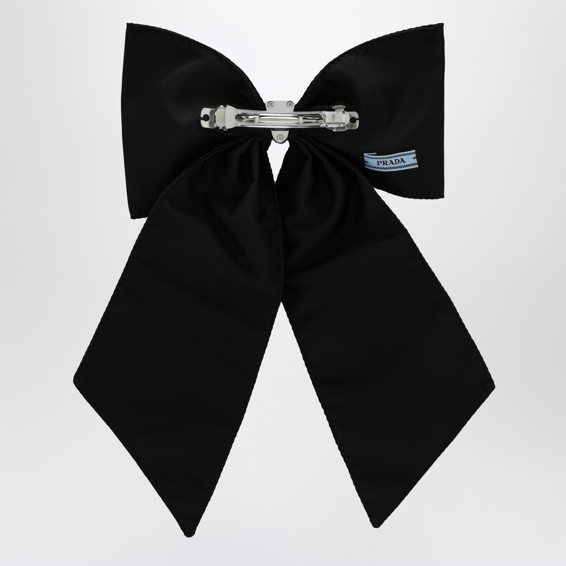 Fermaglio per capelli nero in Re-Nylon