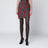 Wool mini skirt with tartan pattern