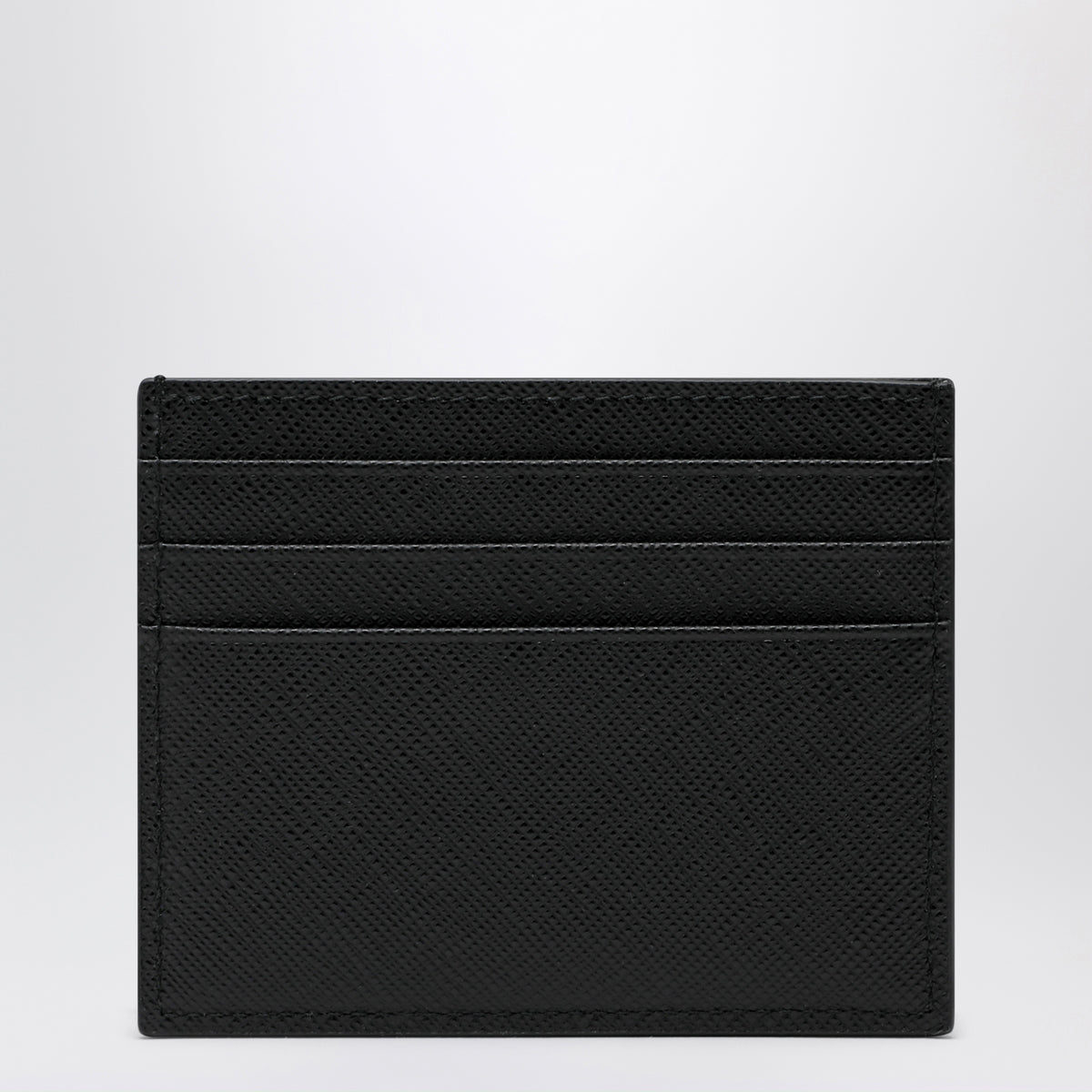 Black Saffiano card holder