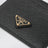 Black Saffiano card holder