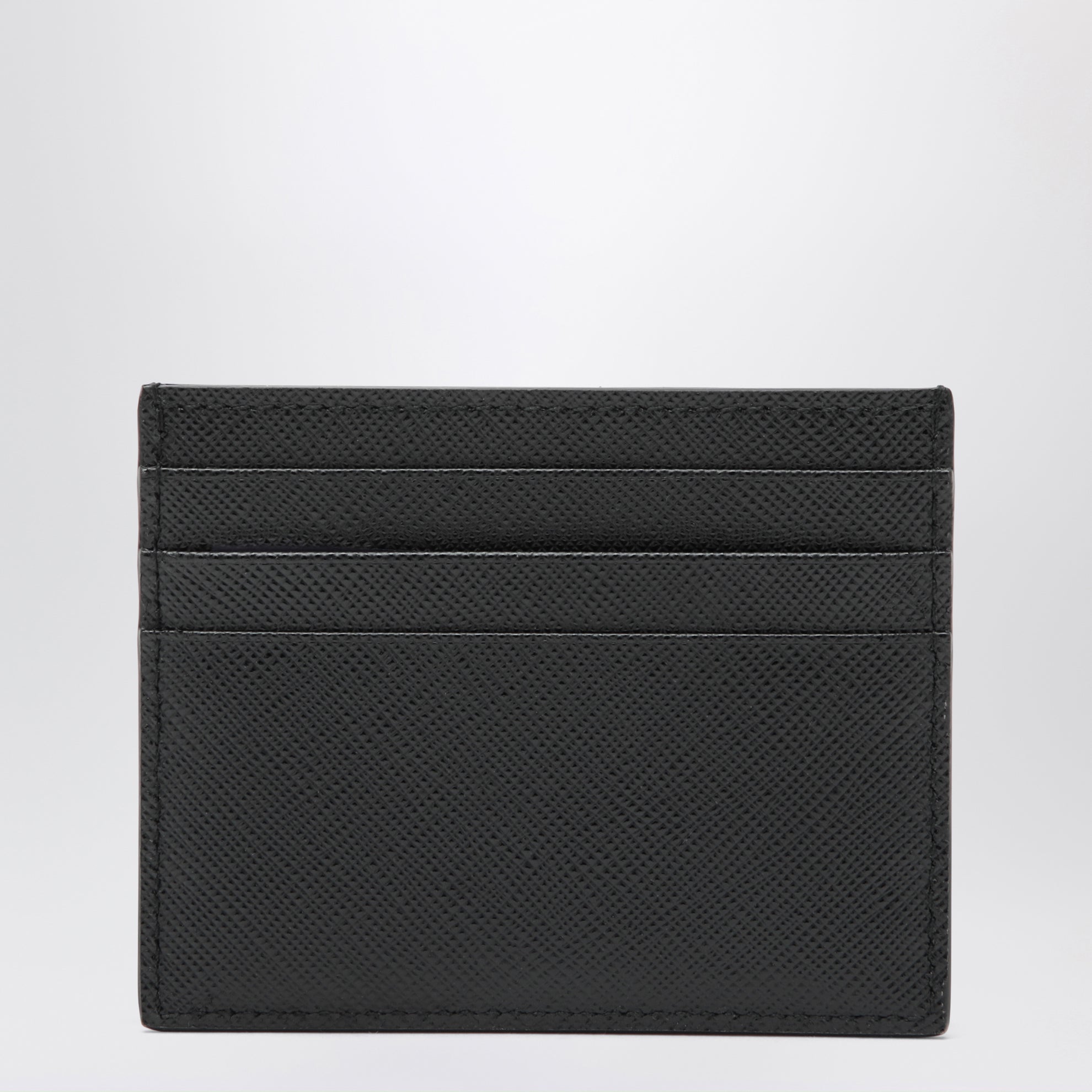 Black Saffiano card holder