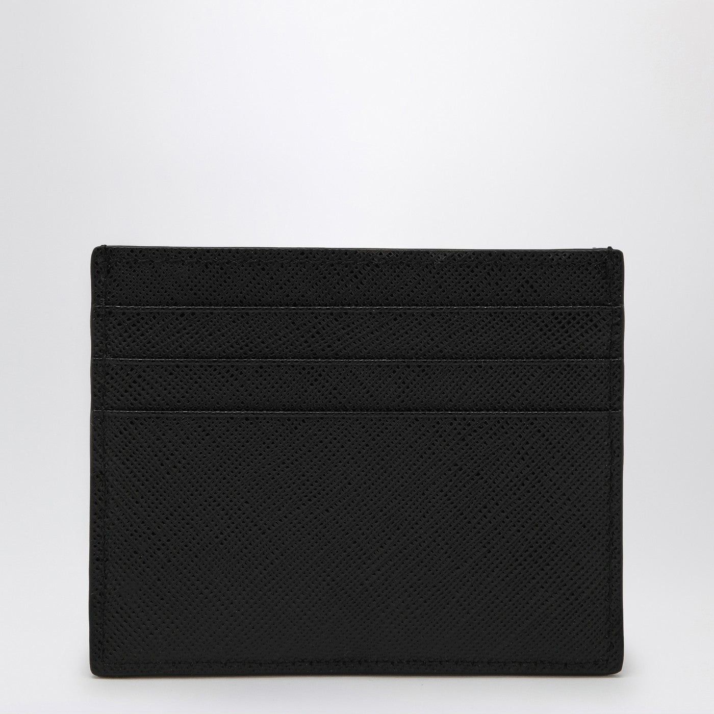 Portacarte nero in Saffiano