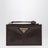 Dark Brown Calf Leather Zip Card Holder