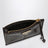 Dark Brown Calf Leather Zip Card Holder