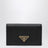 Black Saffiano leather card case
