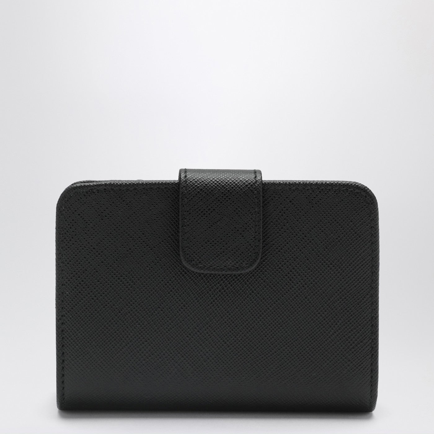 Small black Saffiano leather wallet