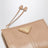 Small light pink leather wallet