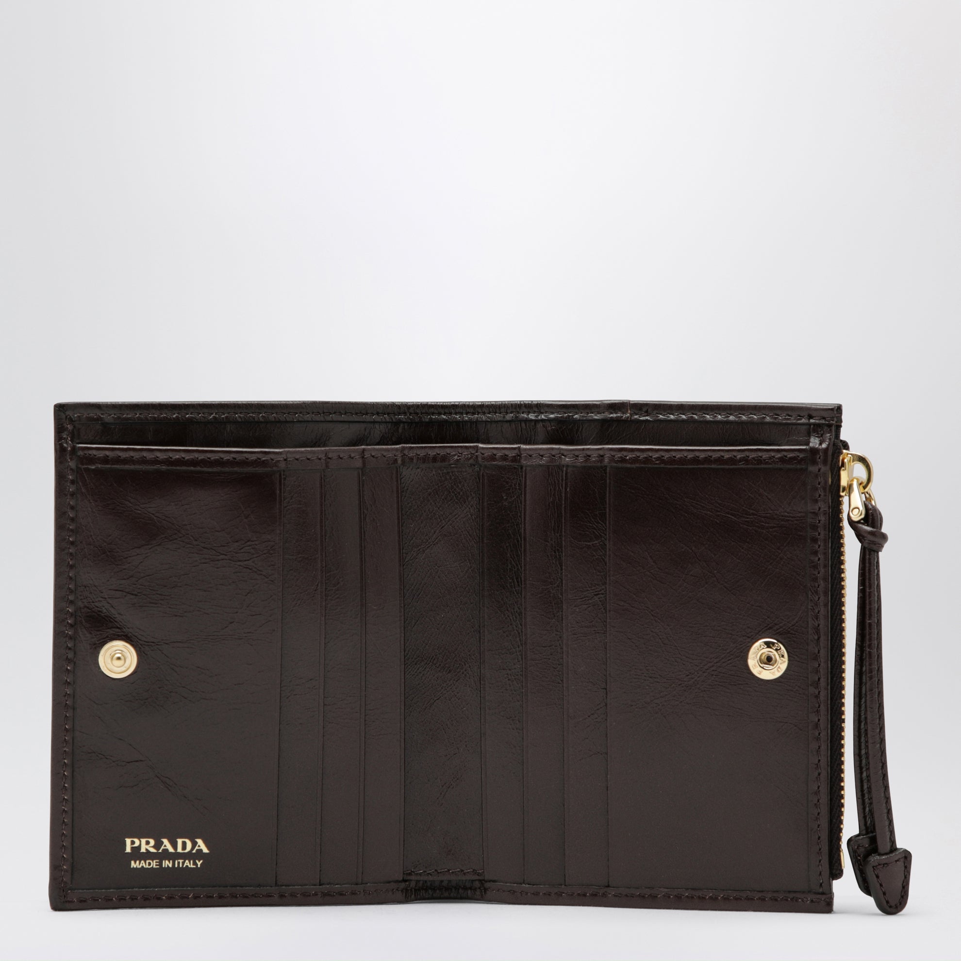 Small Dark Brown Leather Wallet