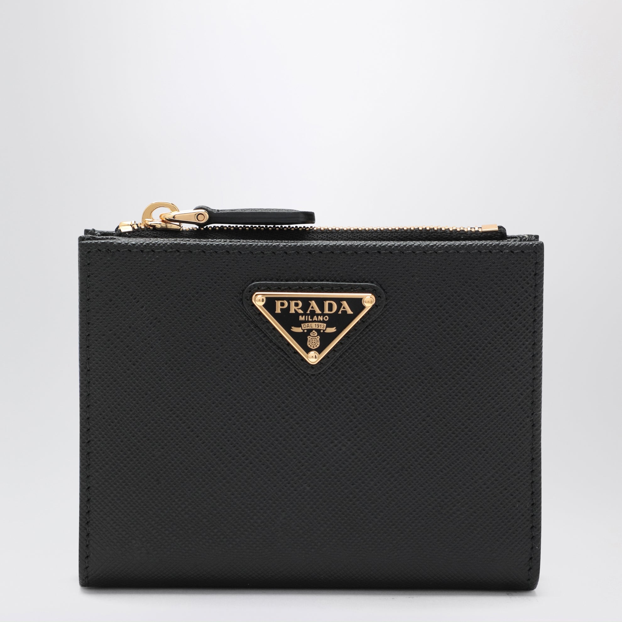 Black Saffiano leather wallet