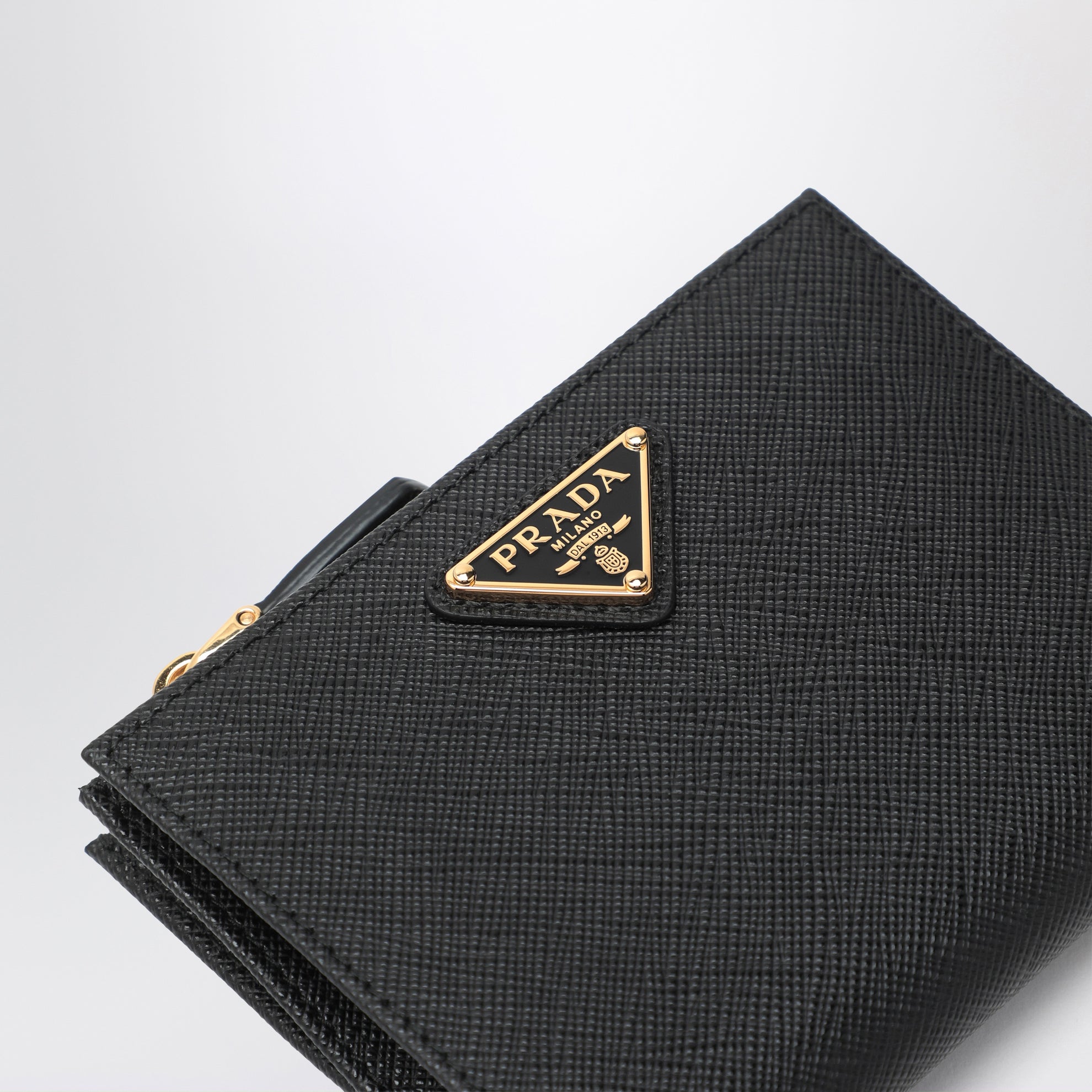 Black Saffiano leather wallet
