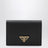 Black Saffiano leather small wallet