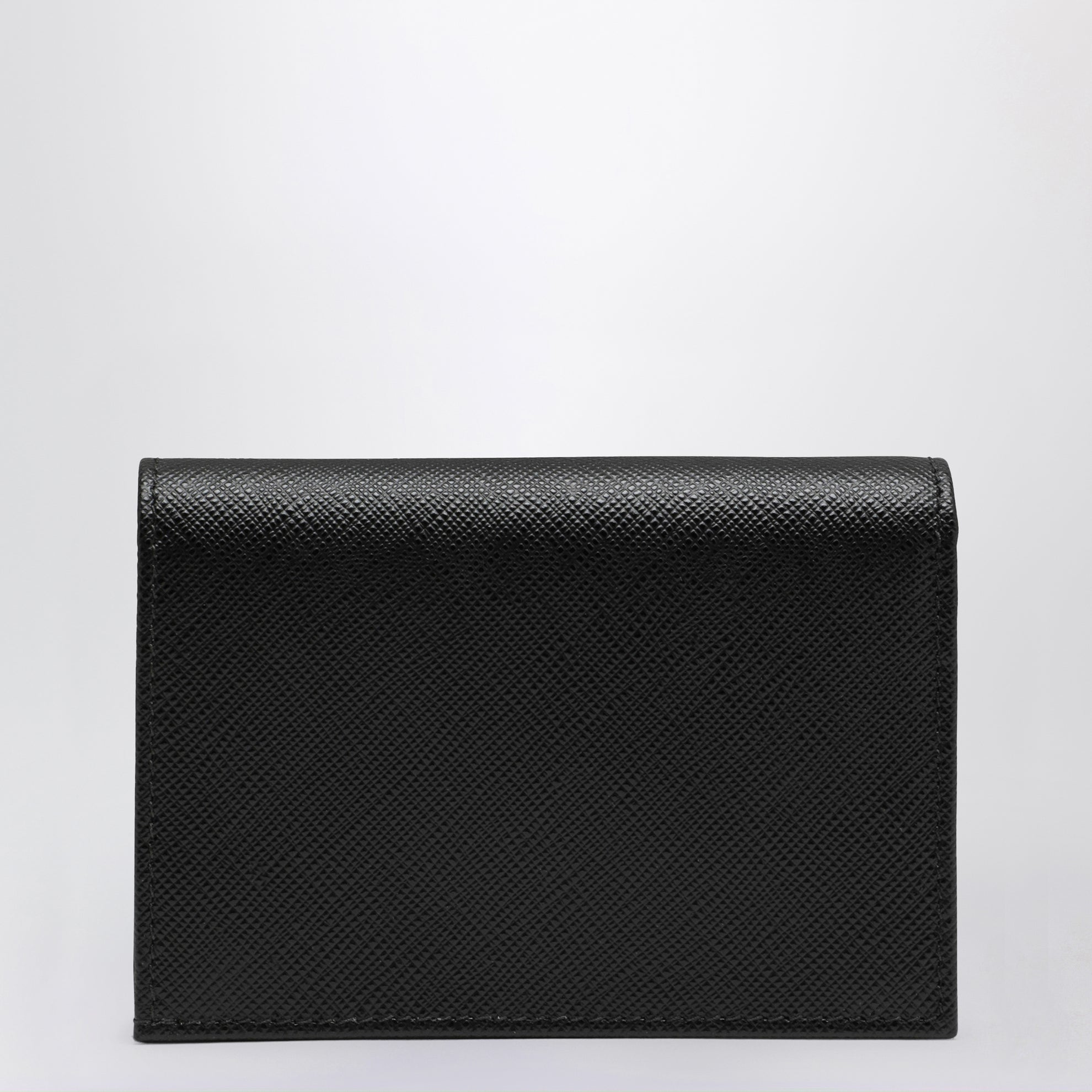 Black Saffiano leather small wallet