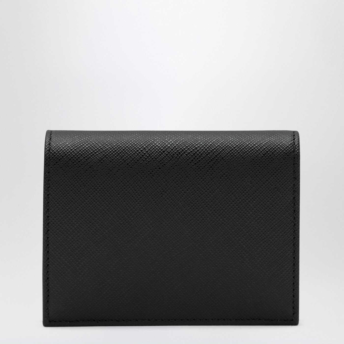 Black Saffiano leather small wallet