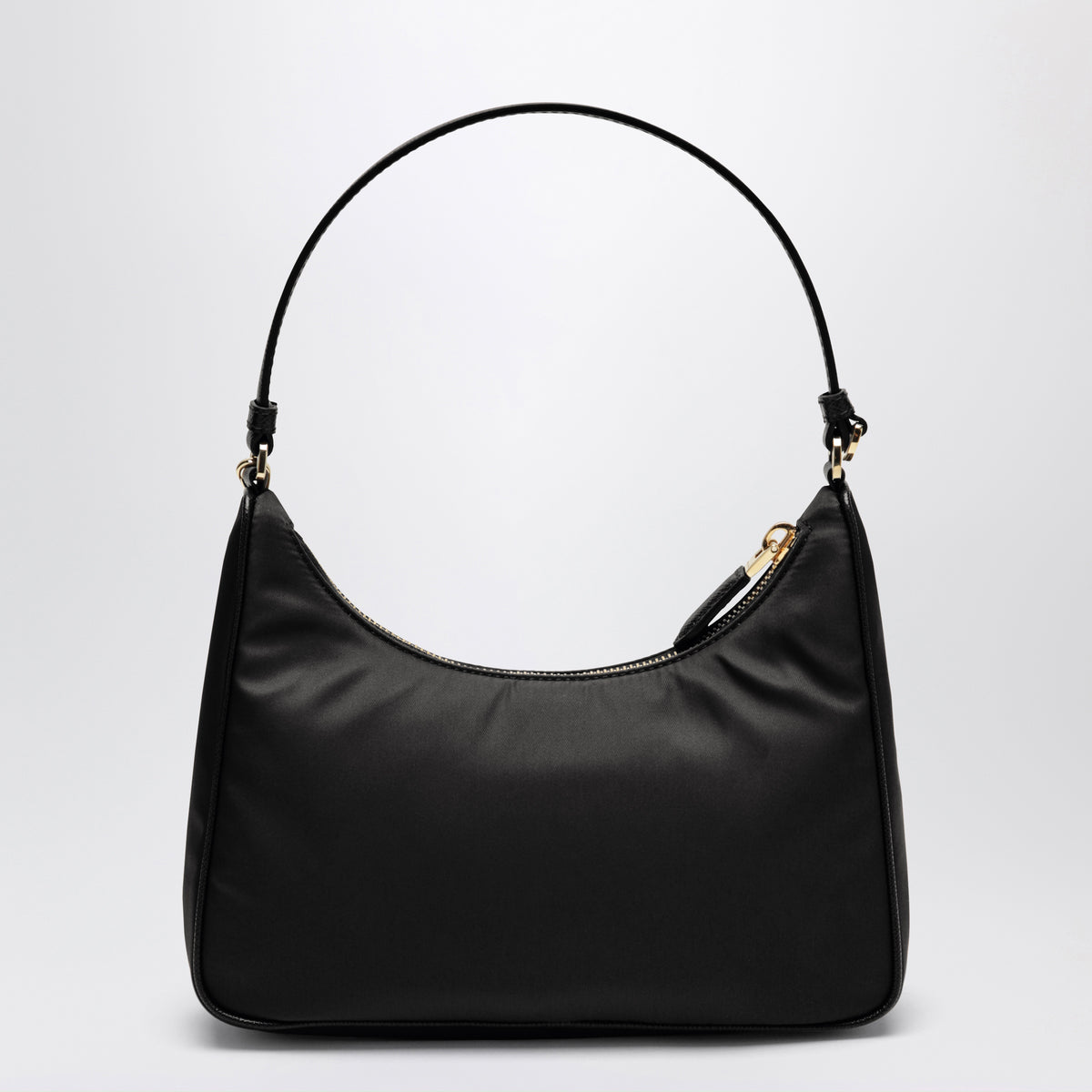 Re-Edition 2005 bag in black Re-Nylon and Saffiano leather