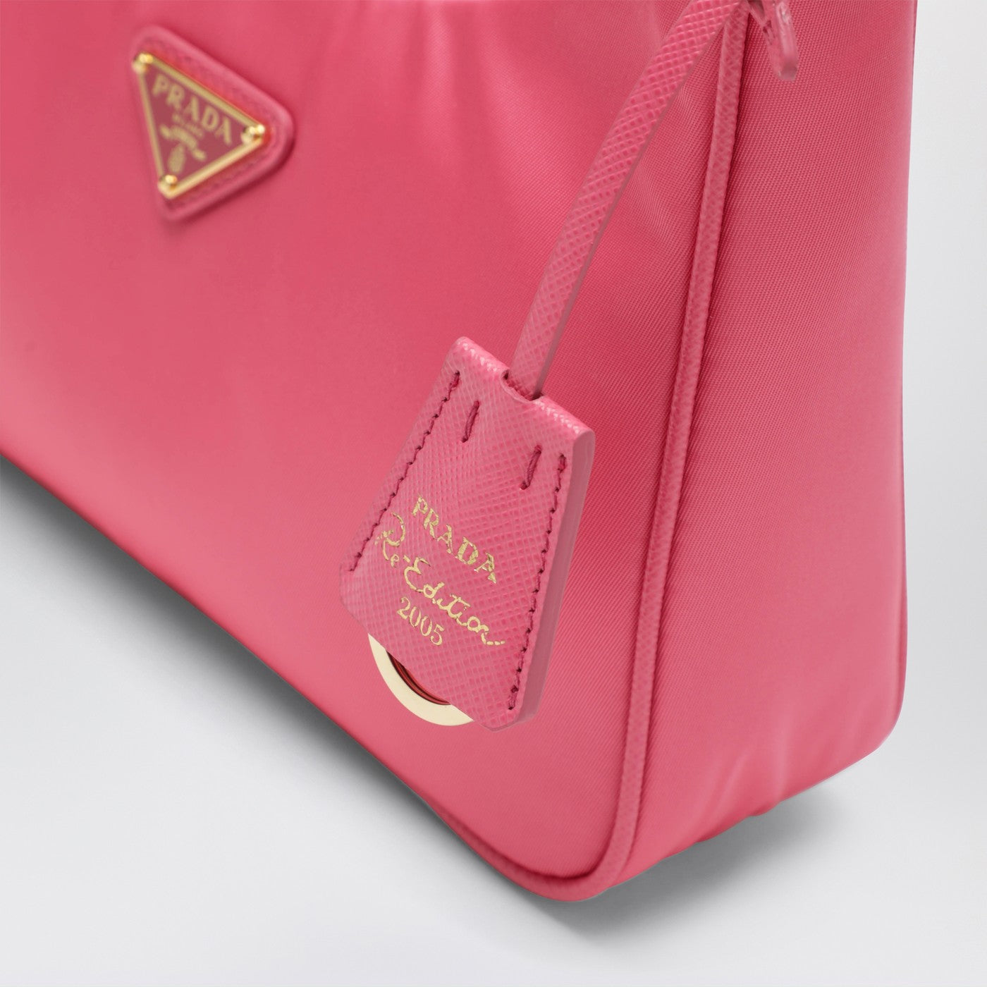 Prada Prada Re-Edition 2005 mini bag in pink Re-Nylon and Saffiano