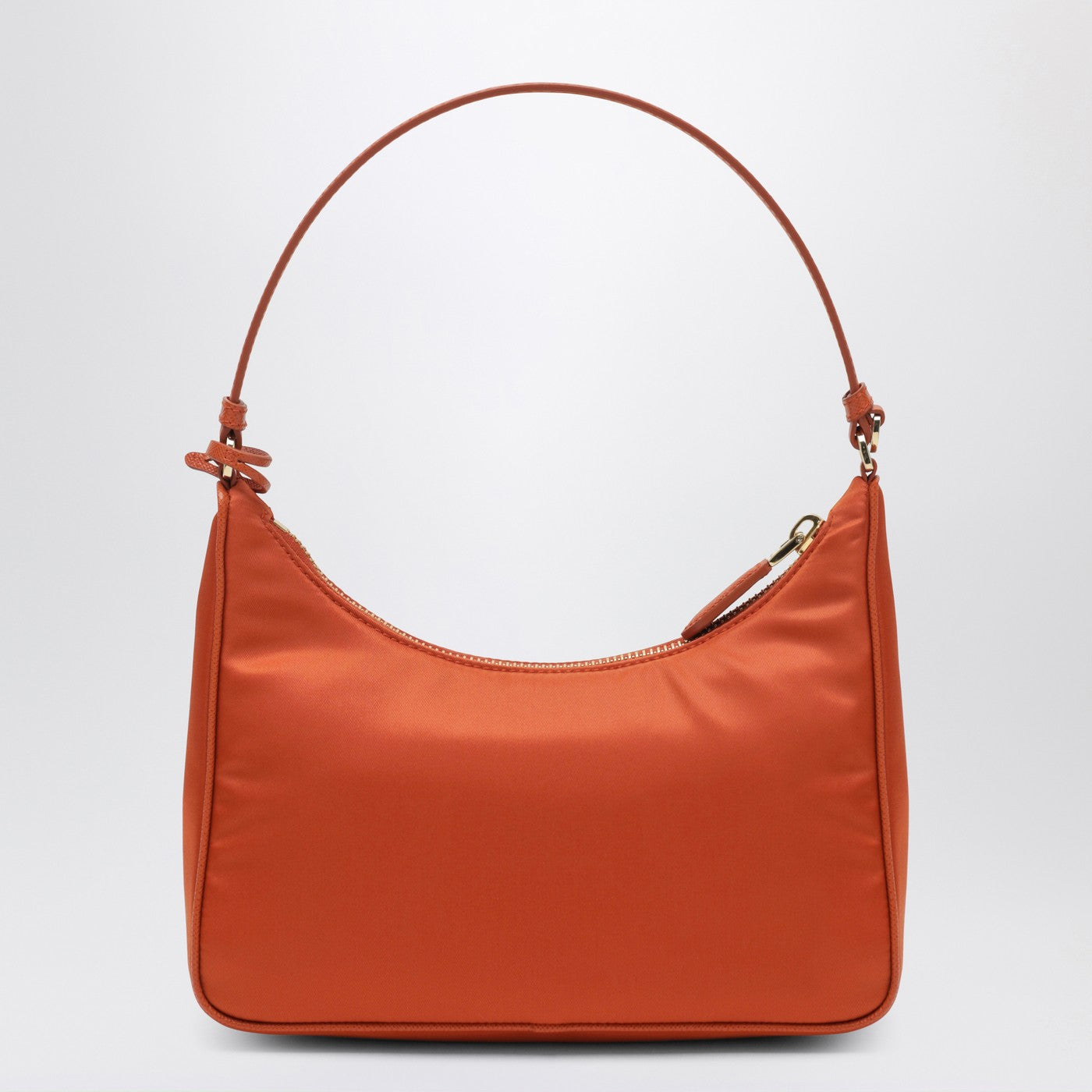 Re-Edition 2005 mini bag in papaya-colored Re-Nylon and Saffiano leather