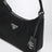 Re-Edition 2005 Tasche aus schwarzem Re-Nylon und Saffianoleder
