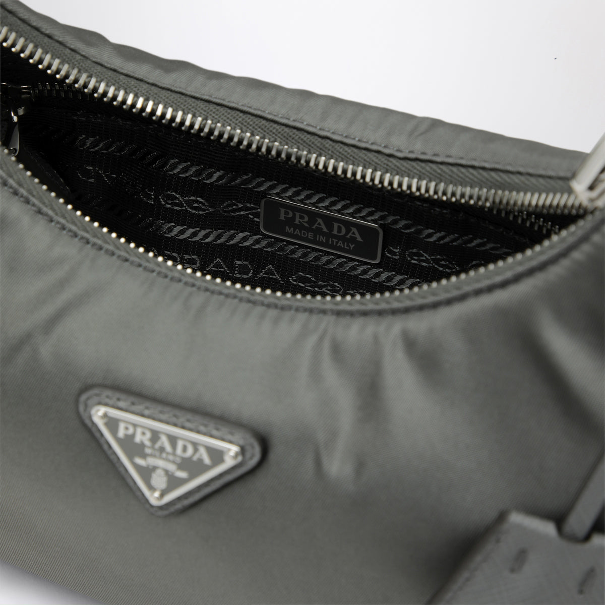 Mercurio Re-Edition 2005 Tasche aus Re-Nylon und Saffiano-Leder