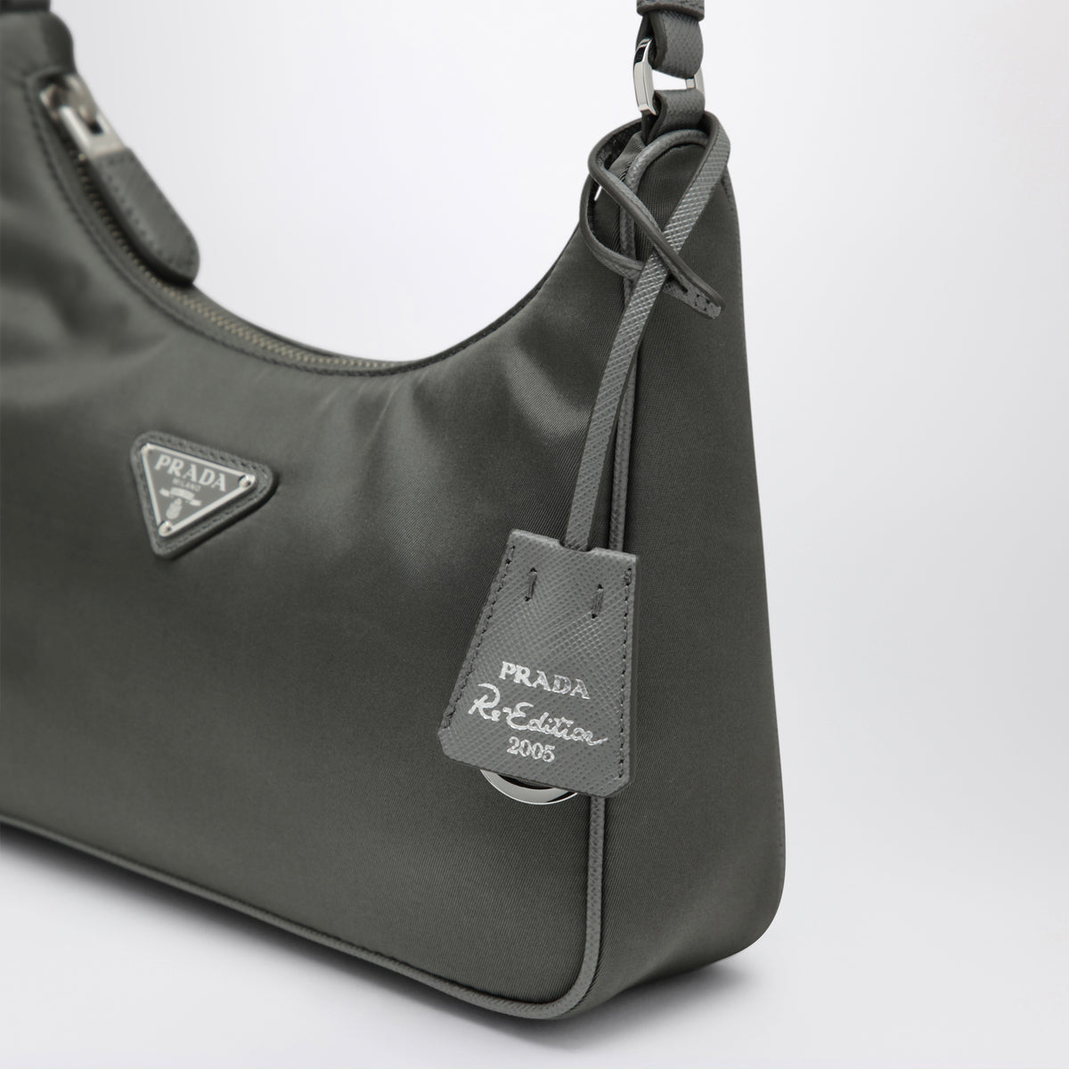 Mercurio Re-Edition 2005 Tasche aus Re-Nylon und Saffiano-Leder