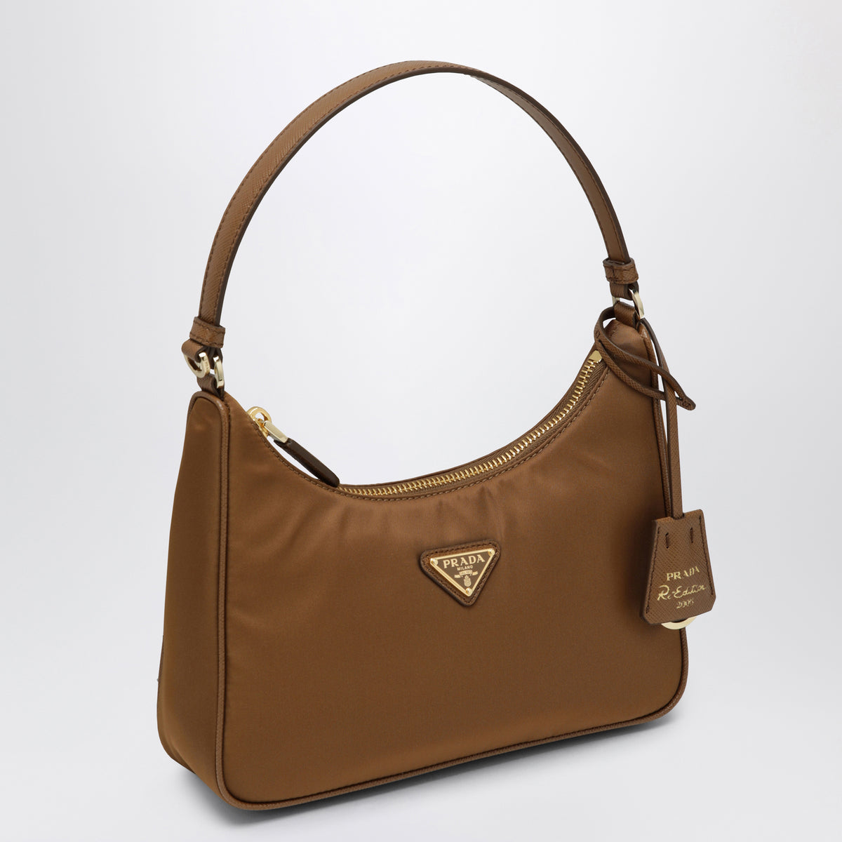 Brandy Re-Edition 2005 Tasche aus Re-Nylon und Saffiano-Leder