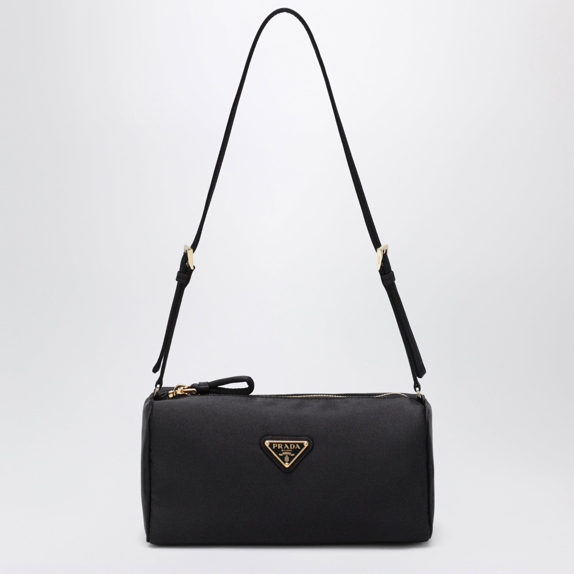 PRADA Black satin pouch | TheDoubleF