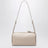 Cameo-colored satin pouch
