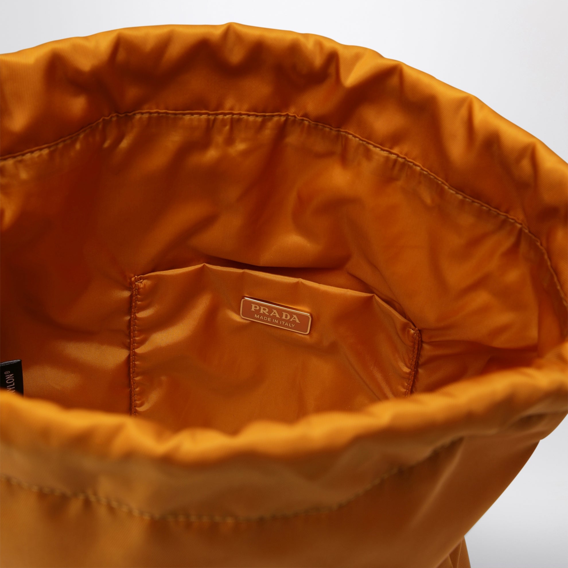 Prada Wish pouch in Amber Re-Nylon