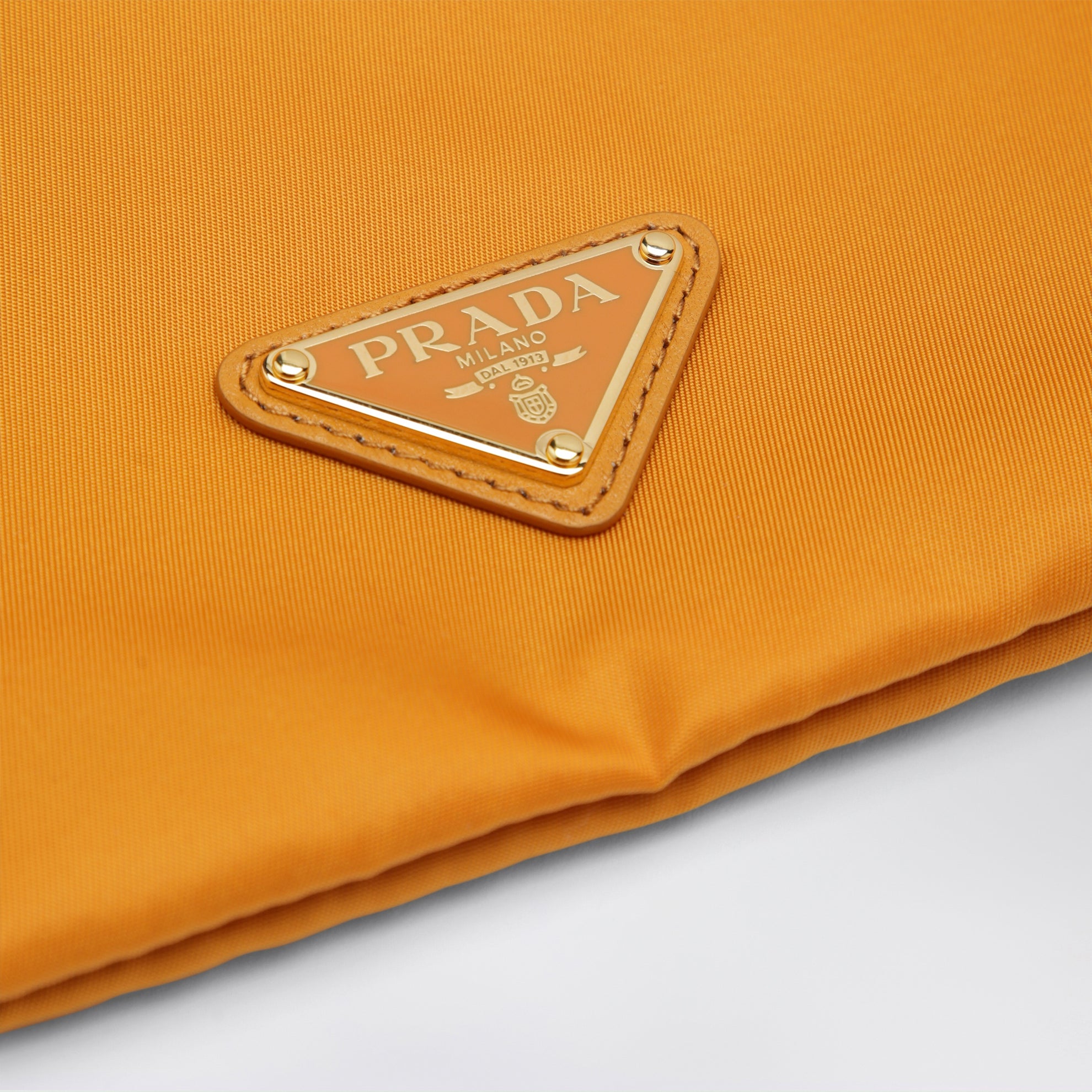 Prada Wish pouch in Amber Re-Nylon