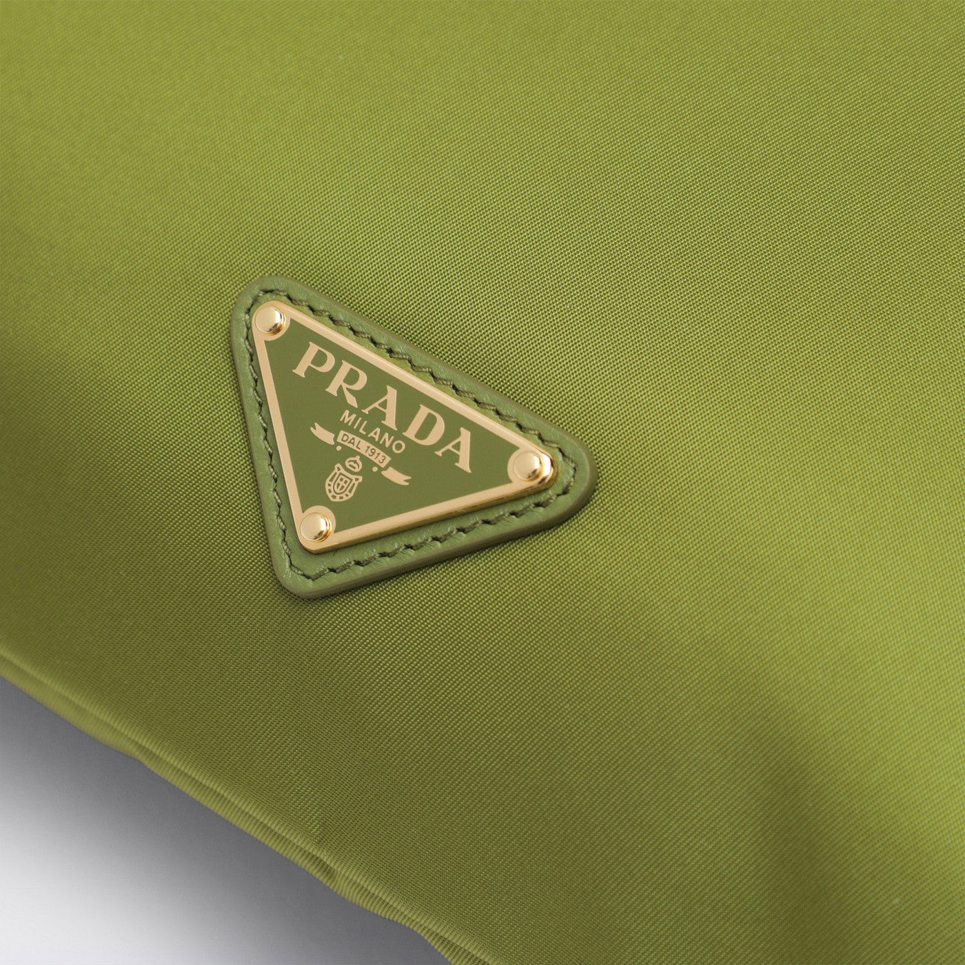 Prada Wish pouch in Ivy green Re-Nylon