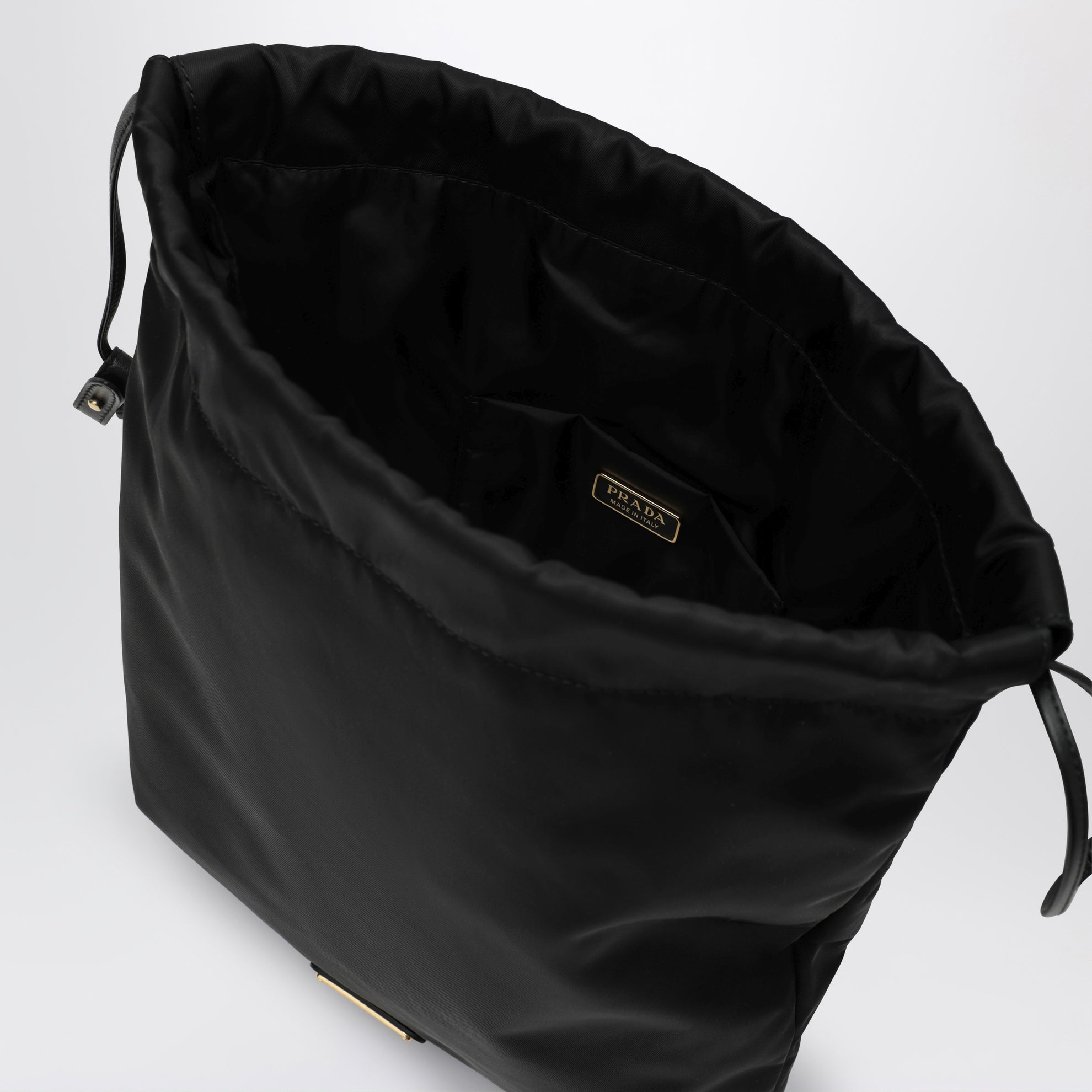 Black Prada Wish Pouch in Re-Nylon