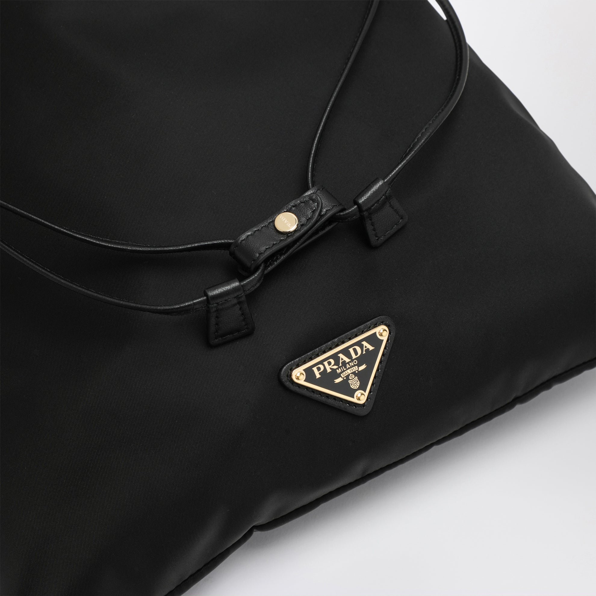 Black Prada Wish Pouch in Re-Nylon