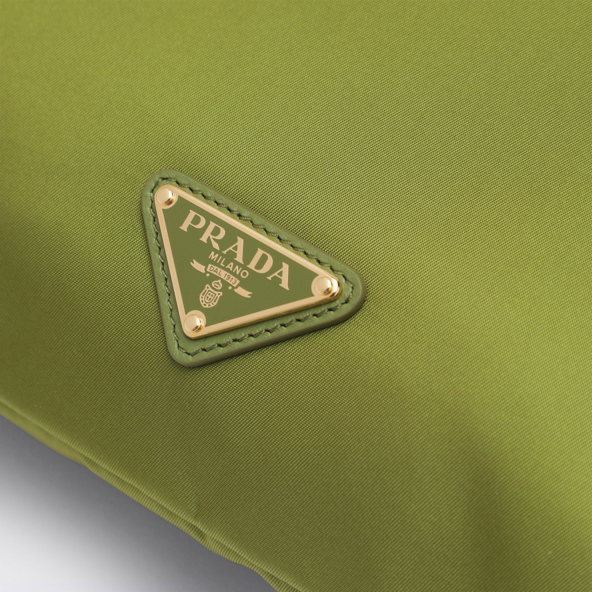Prada Wish pouch in Ivy green Re-Nylon