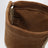 Prada Wish pouch in cacao suede leather