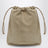 Pouch Prada Wish in pelle scamosciata color deserto