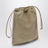 Pouch Prada Wish in pelle scamosciata color deserto