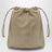Pouch Prada Wish in pelle scamosciata color deserto