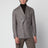 Grey double-breasted jacket in wool and cashmere