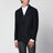 Blue double-breasted jacket in wool