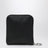 Saffiano leather charm with Re-Nylon tote bag in black