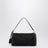 Mini-sac pliable noir en Re-Nylon et cuir