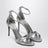 Silver Heeled Sandals