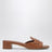 Tan leather sandals